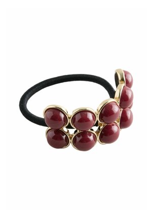 Next, RESIN HAIR BOBBLE . - Hair styling accessory - burgundy red
