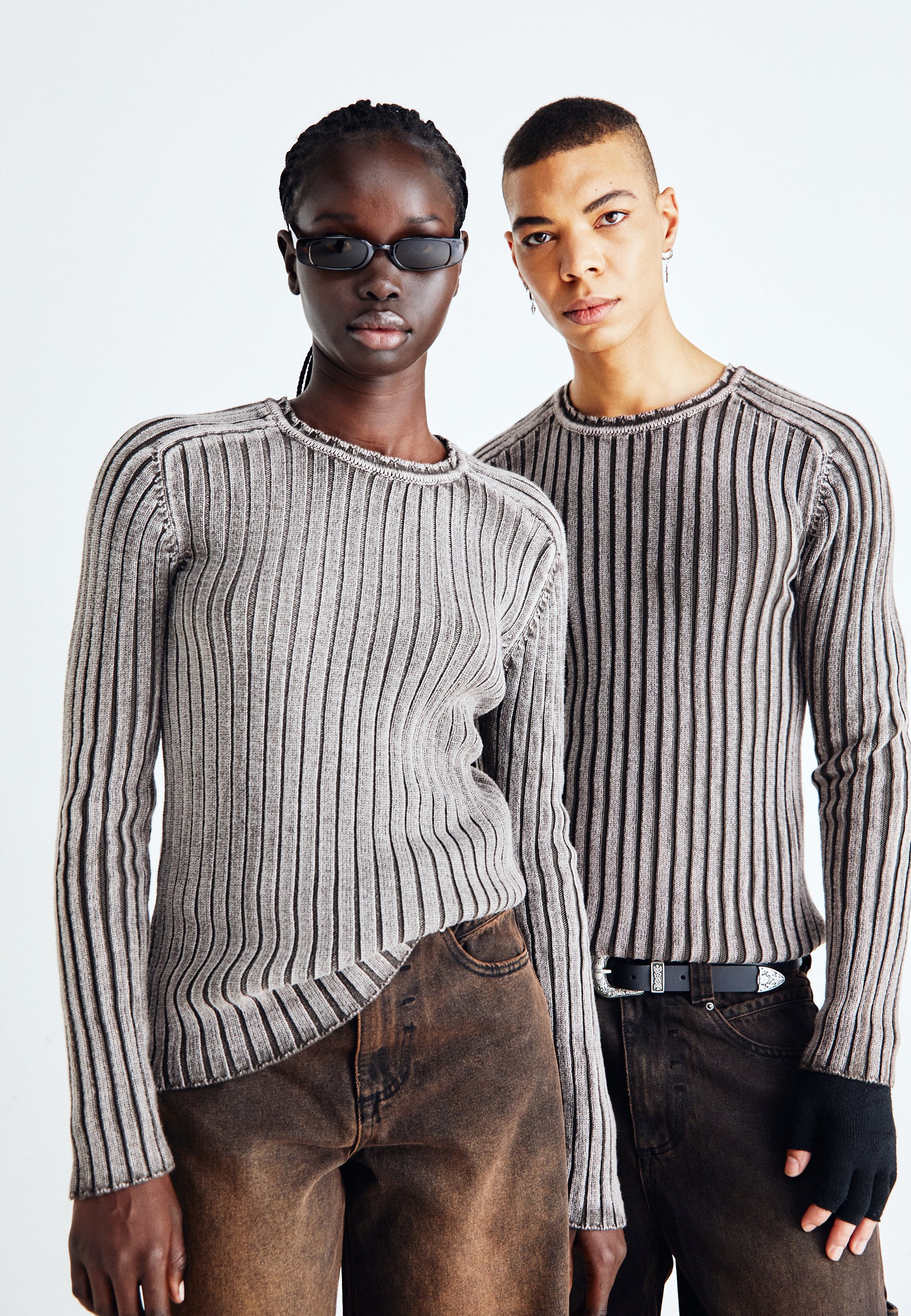 Jaded London ACID RAGLAN UNISEX - Jumper - chocolate brown/brown 