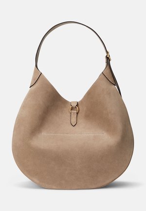 POLO ID SUEDE LARGE SHOULDER BAG - Tote bag - clay
