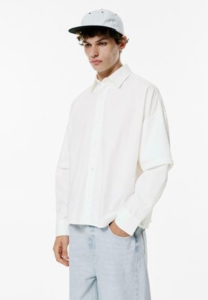 DOUBLE SLEEVE - Hemd - white