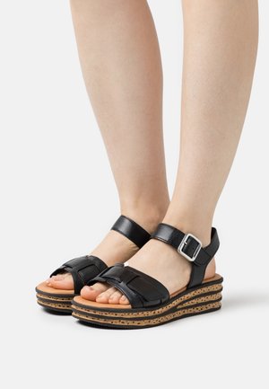 Gabor Sandales à plateforme - black