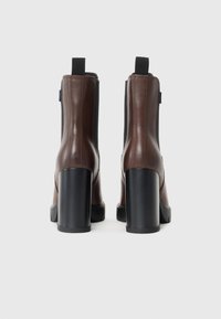 Tommy Jeans Bottines à talons hauts - dark mocha