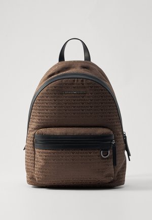 Emporio Armani BACKPACK UNISEX - Rucksack - chocolate chip