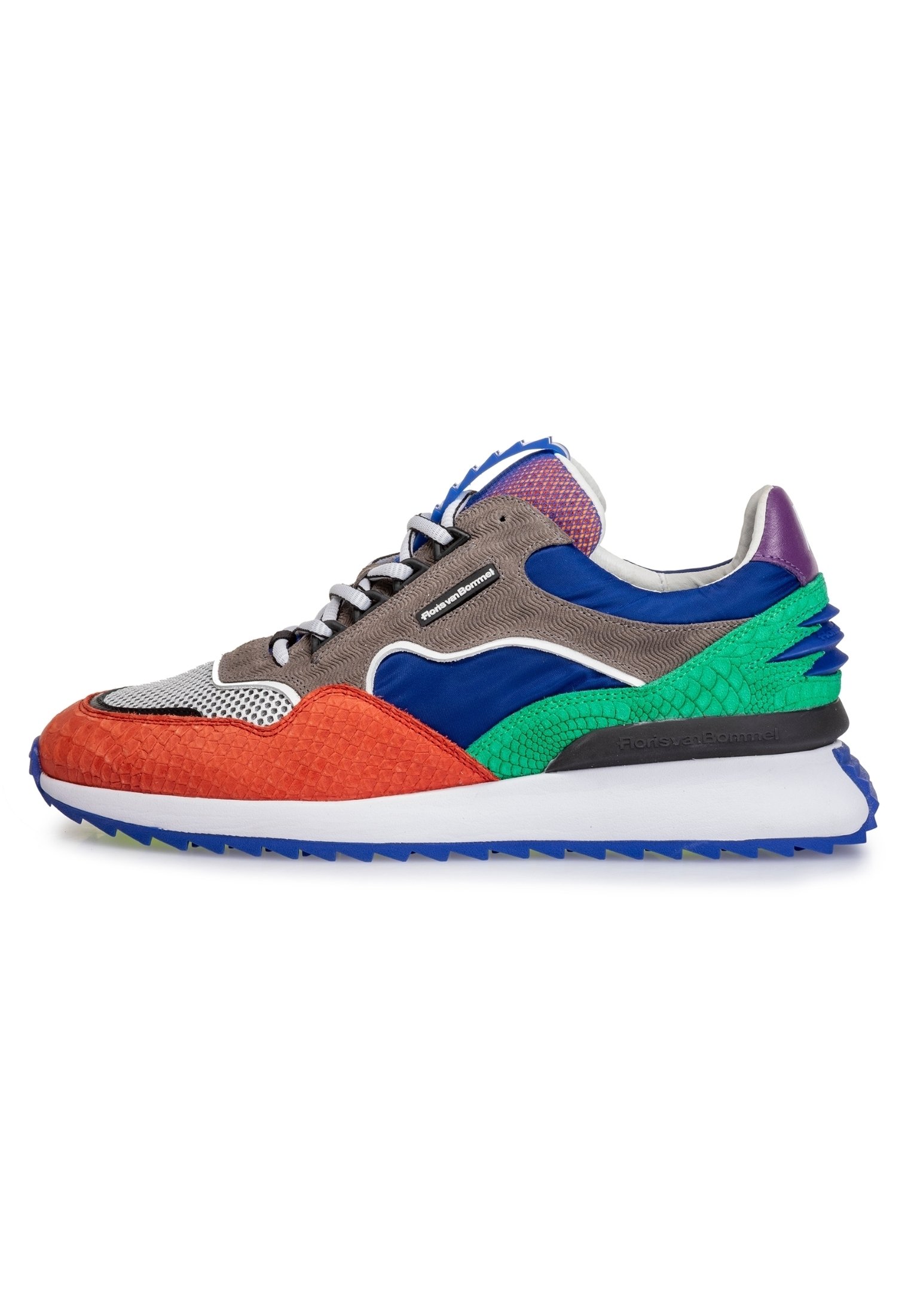 Floris van Bommel SHARKI REPTILE - Sneakers laag - red/rood - Zalando.nl