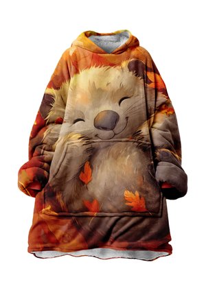 Mr. GUGU & Miss GO, AUTUMN WOMBAT HUGGIE - Hoodie - orange