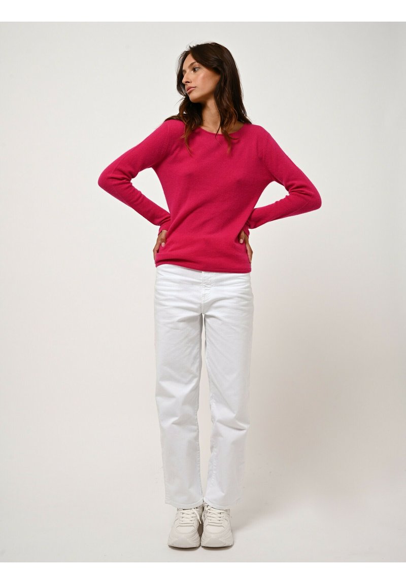 Authentic Cashmere Trui donkerroze Authentic Cashmere Trui donkerroze