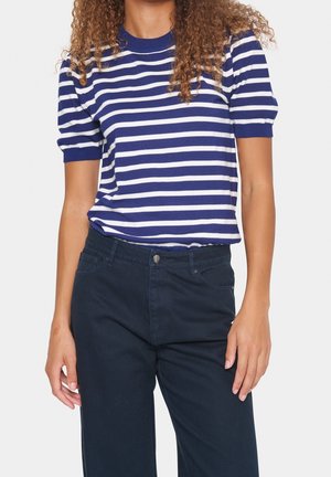 T-shirt med print - dark blue
