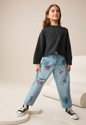 Next, REGULAR FIT - PRINTED - Straight leg jeans - denim