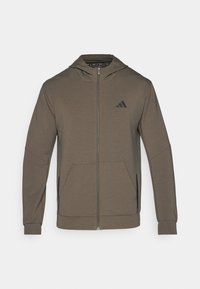 FULL ZIP - Sweatjakke - shadow olive