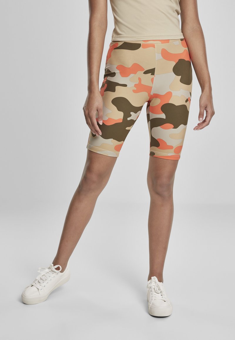 Urban Classics TECH CYCLE  - Rövidnadrágok - summerolive camo