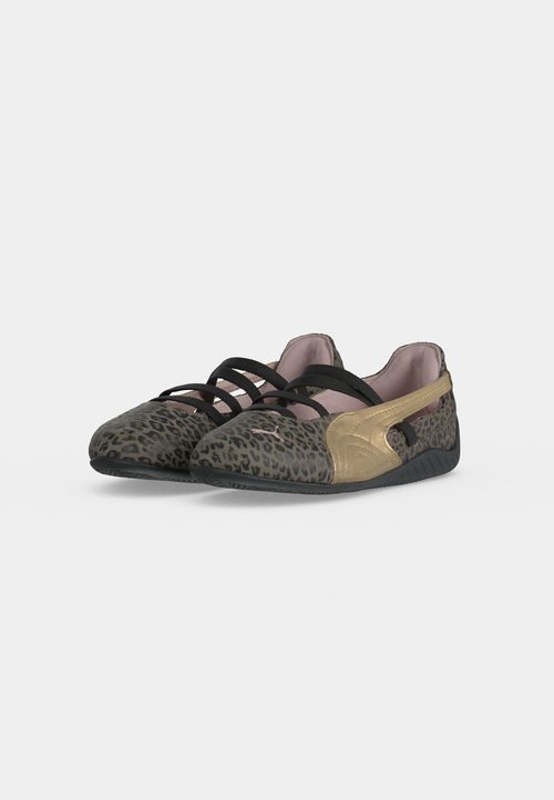 PUMA SPEEDCAT LEOGIRL UNISEX - Ankle strap ballerina shoes - matte bronze/gold-coloured — photo 3