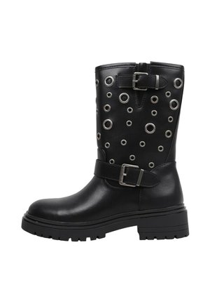 PAN - Bottines de cowboy / motard - black