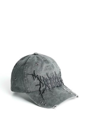 WITH EYELETS - Sapka - black