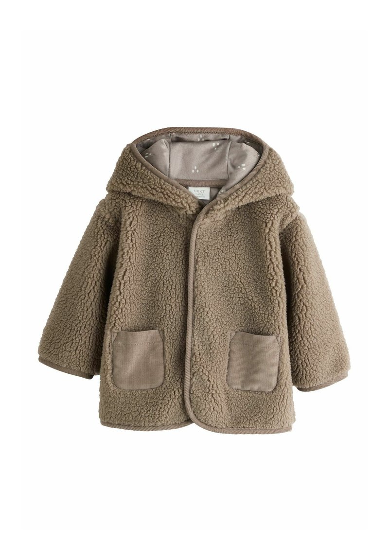 Next REGULAR FIT - BORG  - Fleecejas - mink brown