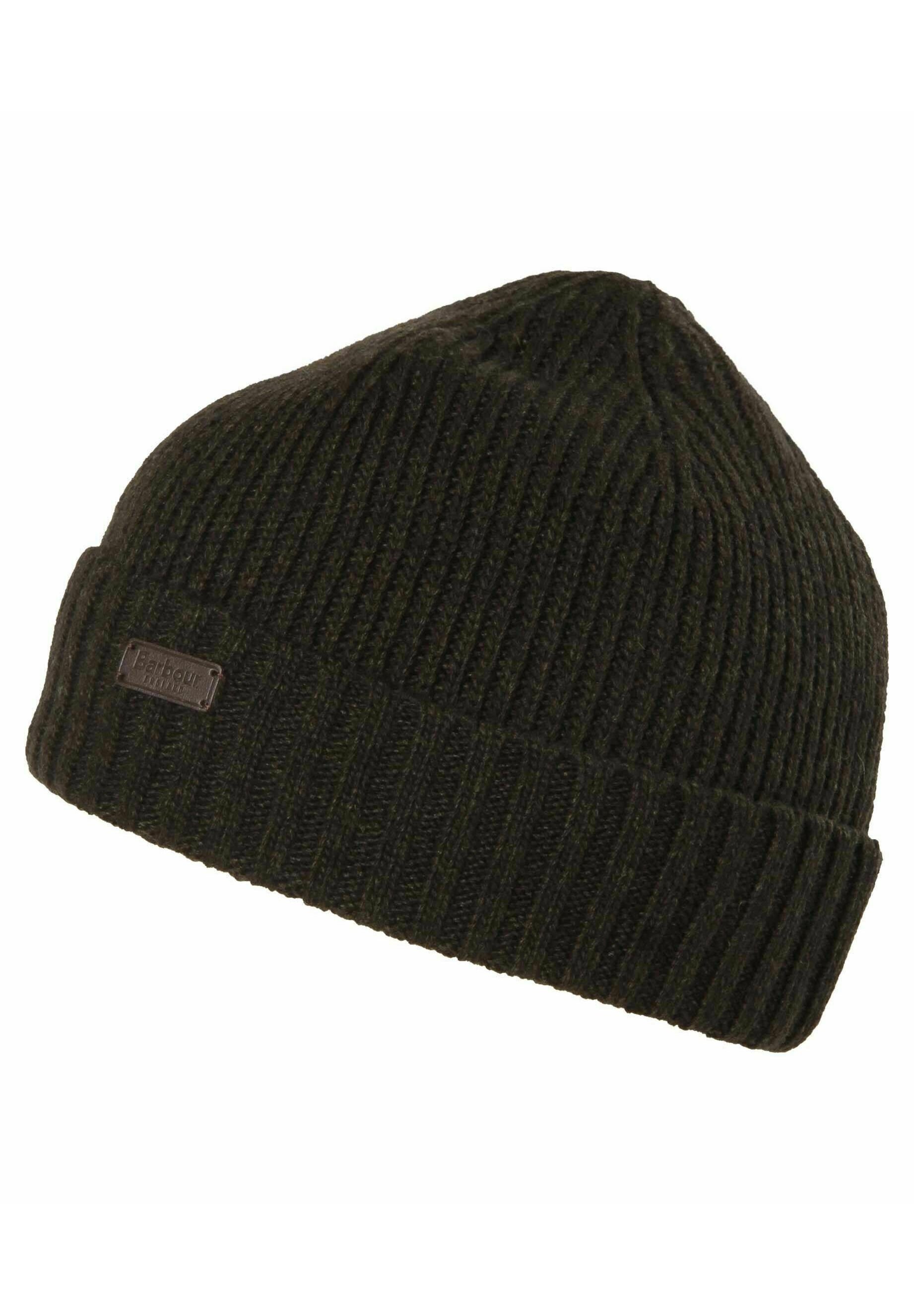 barbour carlton beanie dark green
