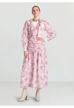 FANTASIA - Robe longue - var bianco lana