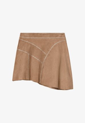 AllSaints, CLARA WHIP - Lædernederdele - sand brown