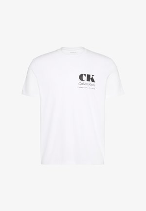 Calvin Klein Jeans, - T-shirt z nadrukiem