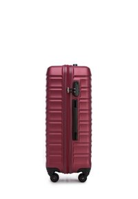 WITTCHEN MEDIUM SUITCASE WITH LUGGAGE TAG FROM ABS - Trolley - bordeaux