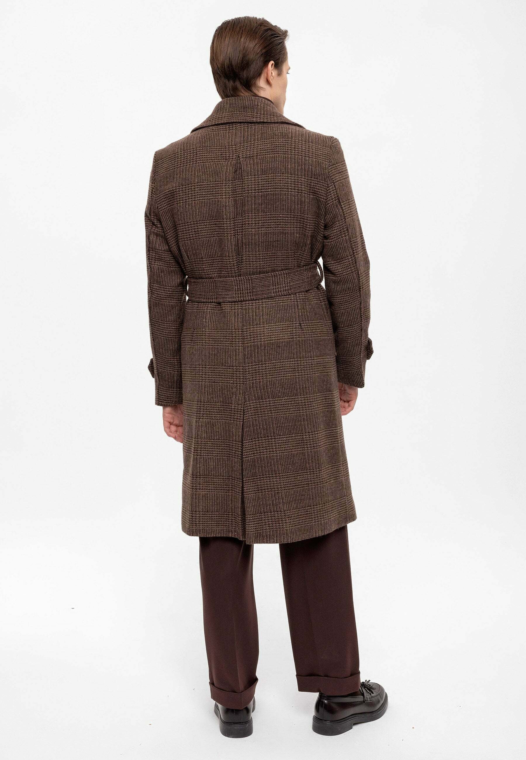 ジャケット・アウター louren stand collar tweed coat louren STAND COLLAR TWEED COAT