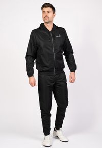 Sergio Tacchini - CARSON HOODIE TRACKSUIT - Treningsdress - black Miniatyrbilde 1