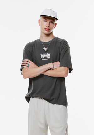 Print T-shirt - black