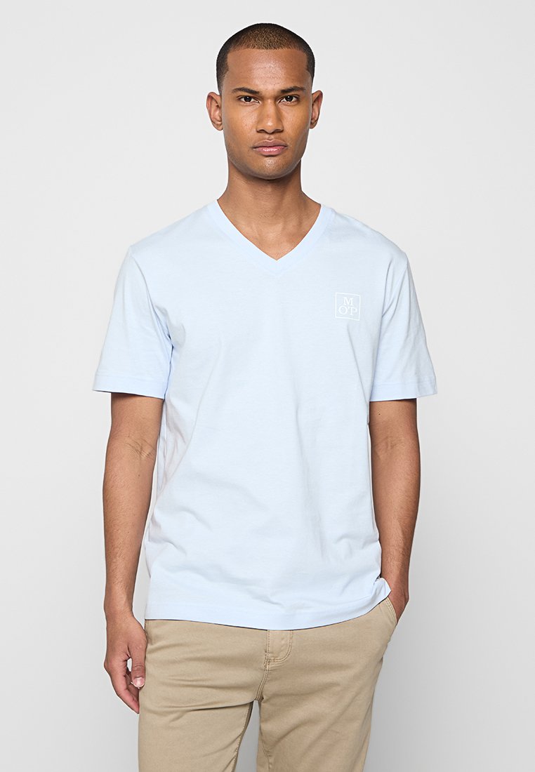 Marc O’Polo T-shirt basic lichtblauw