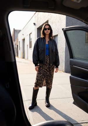 Buffalo, BULL - Cizme cowboy/biker - black