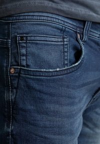 Petrol Industries SUMMER DENIM - Džínové kraťasy - dark blue