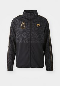 Venum X Ilia Topuria Unmatched Track Jacket - Men's Black & Gold UFC Fighter Jacket