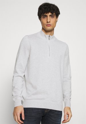 TROYER WITH ZIP - Jumper - grey