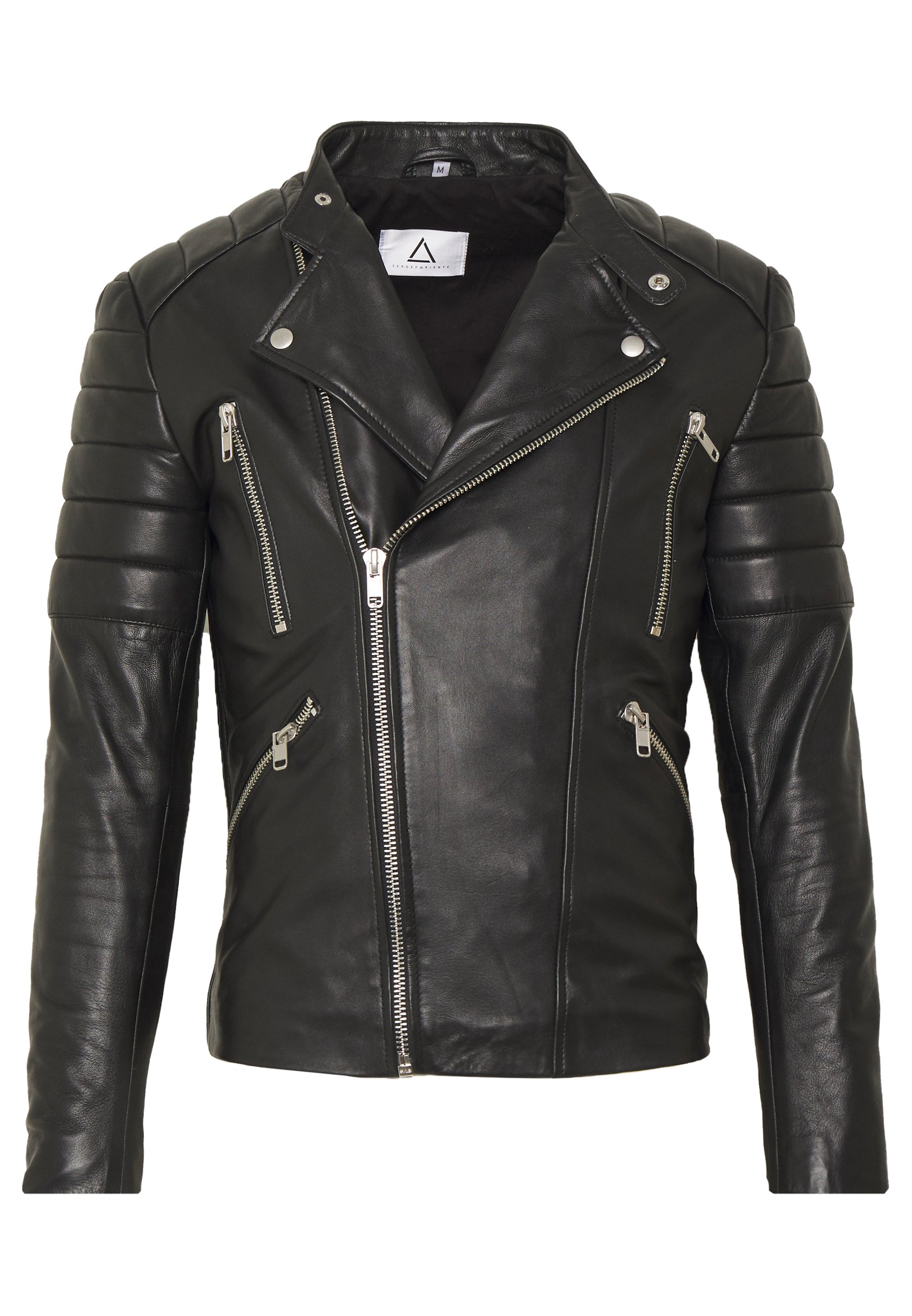 Serge Pariente GLADIATOR Skinnjakke black Zalando.no Serge Pariente FLASH Skinnjakke black Zalando.no