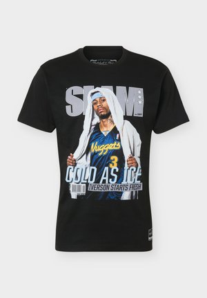 Mitchell & Ness, SLAM COVER ALLEN IVERSON DENVER NUGGETS, czarny