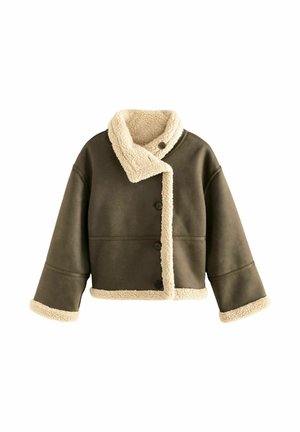 AVIATOR - Keinonahkatakki - khaki green