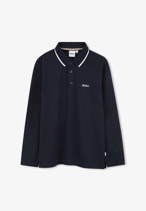 JUNIOR LONG SLEEVE POLO - Top dugih rukava - navy