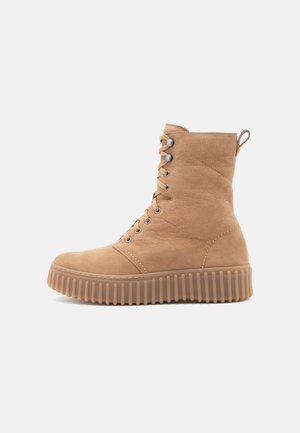 TORHILL STYLE - Gležnjače s vezicama - light tan