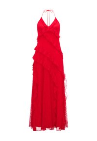 KIMBERLEY PETITE LACE RUFFLE MAXI - Cocktailkjole / festkjole - flame scarlet