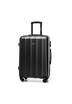 MEDIUM SUITCASE FROM POLYCARBONATE - Trolley - schwarz