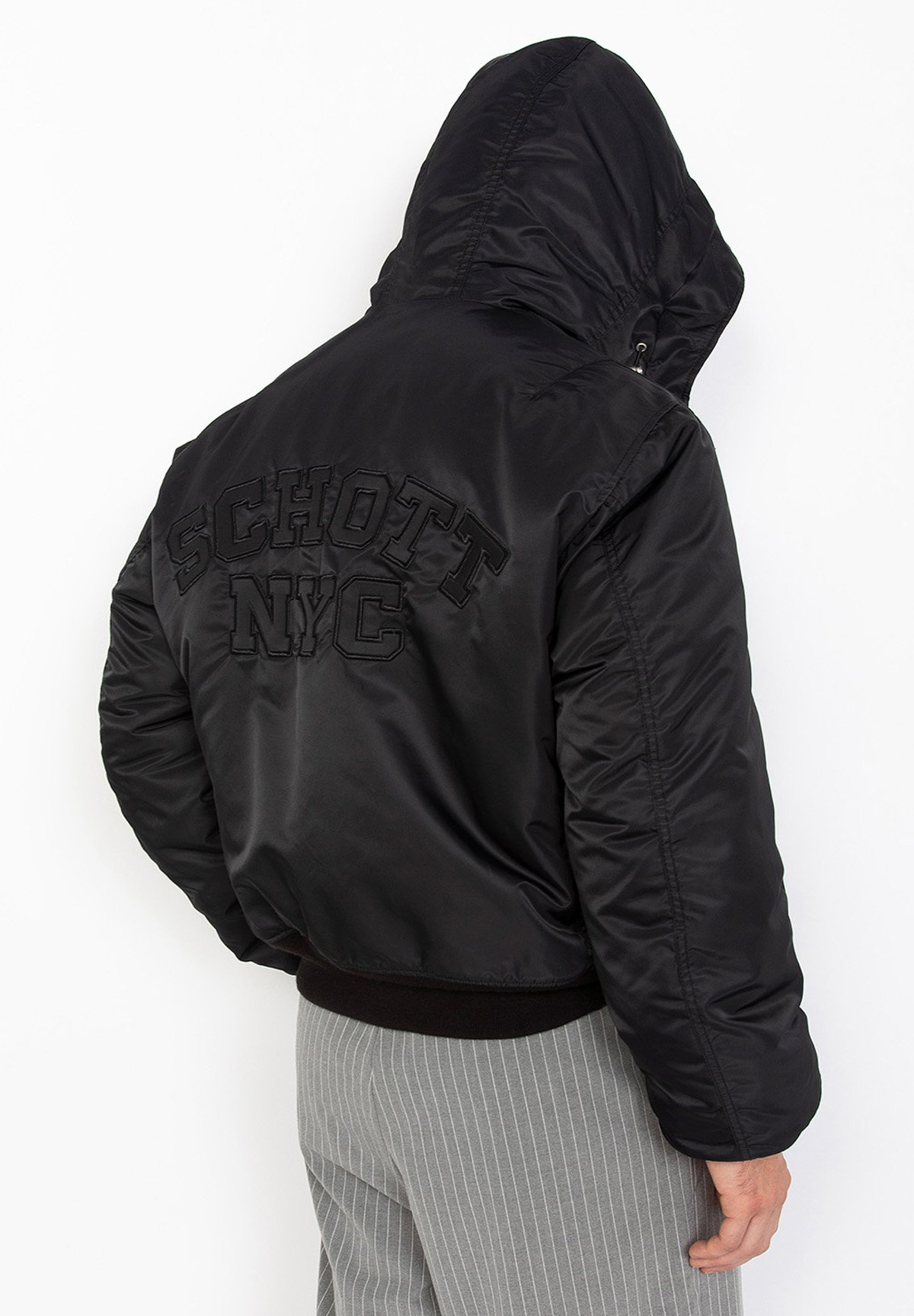 Schott MA1-GUARDRS - Bomber Jacket - noir/black - Zalando