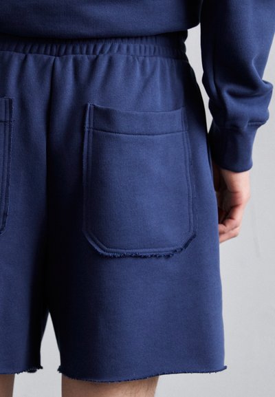 Helmut Lang EMBOSSED - Calções - indigo