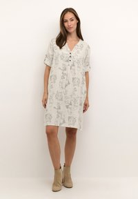 Cream BELLIS CAFTAN SHORT MOLLIE FIT - Kasdienė suknelė - face print