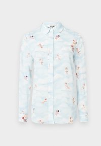 BEATITUDO PRINT SHIRT - Bluza s gumbima - light blue