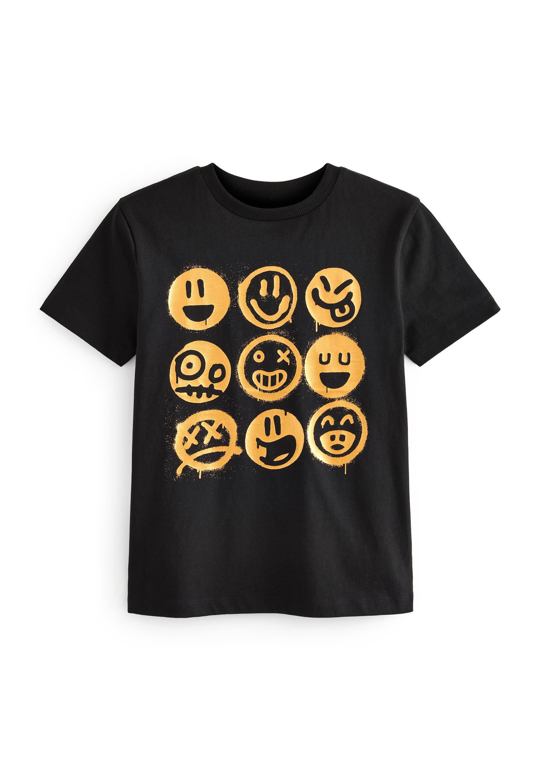 T-shirt Col Montant NEXT Noir - Taille L Homme - Occasion Très Bon état