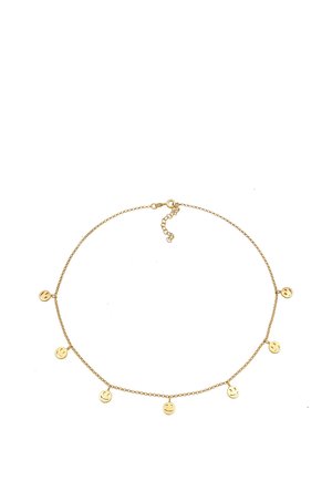 CHOKER HAPPY FACE - Halsband - gold-coloured