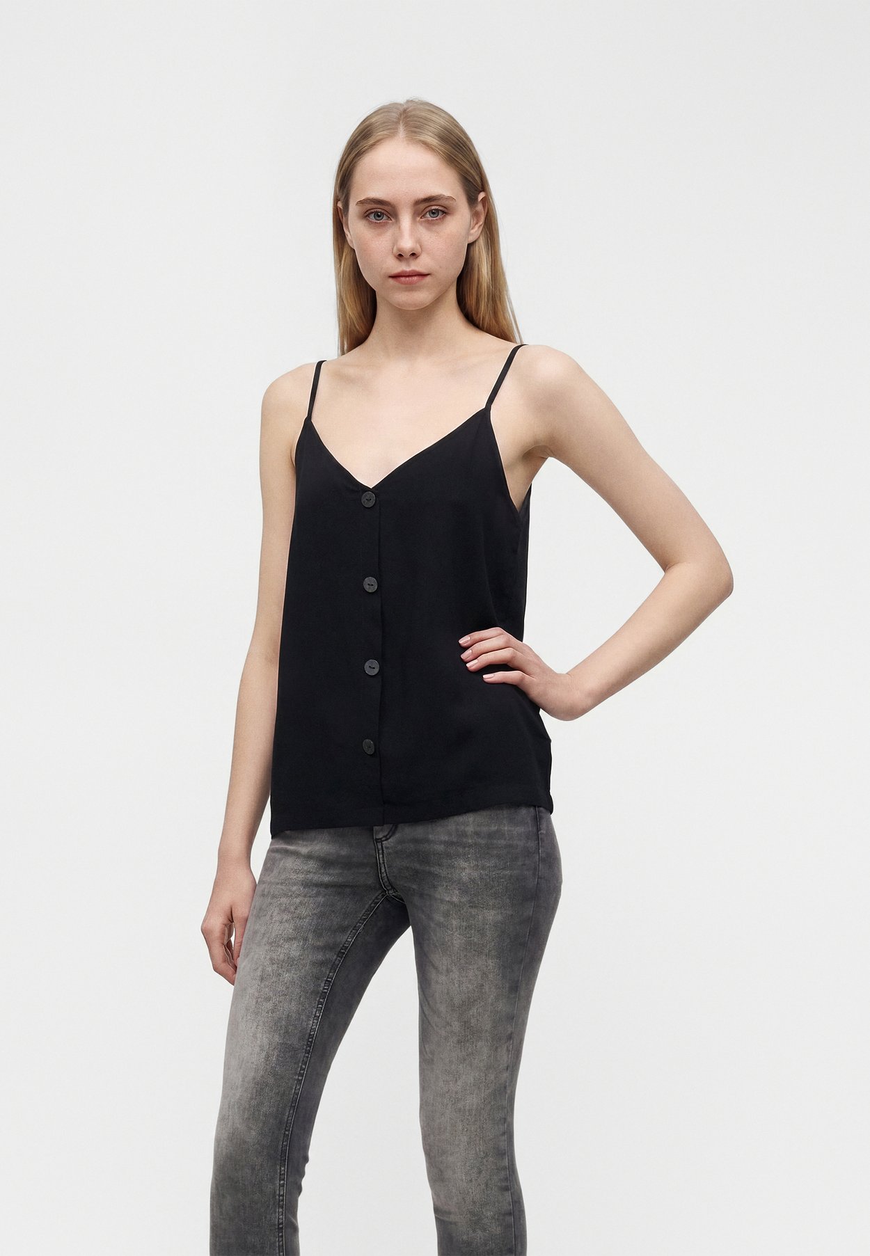 Skinny fit ONLBLUSH Mid waist Ankle length