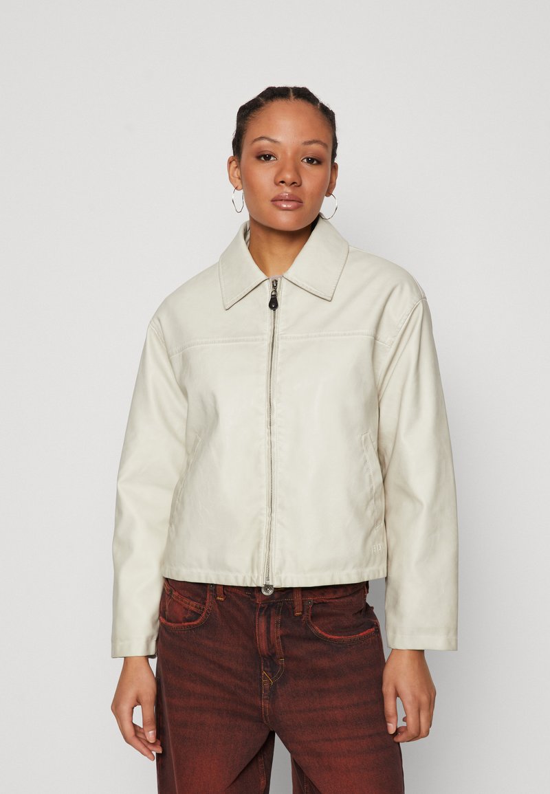 BDG Urban Outfitters Imiteret læderjakke ecru/offwhite Zalando.dk