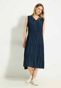 Cecil STRUKTUR  - Freizeitkleid - blau