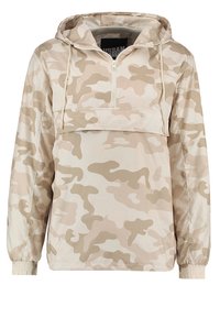 CAMO PULL OVER WINDBREAKER - Vjetrovka - sand