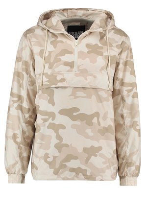 Urban Classics CAMO PULL OVER WINDBREAKER - Veste coupe-vent - sand