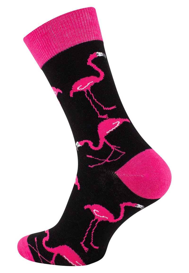 Chaussettes originales vrtes et oranges à ananas pinup retro